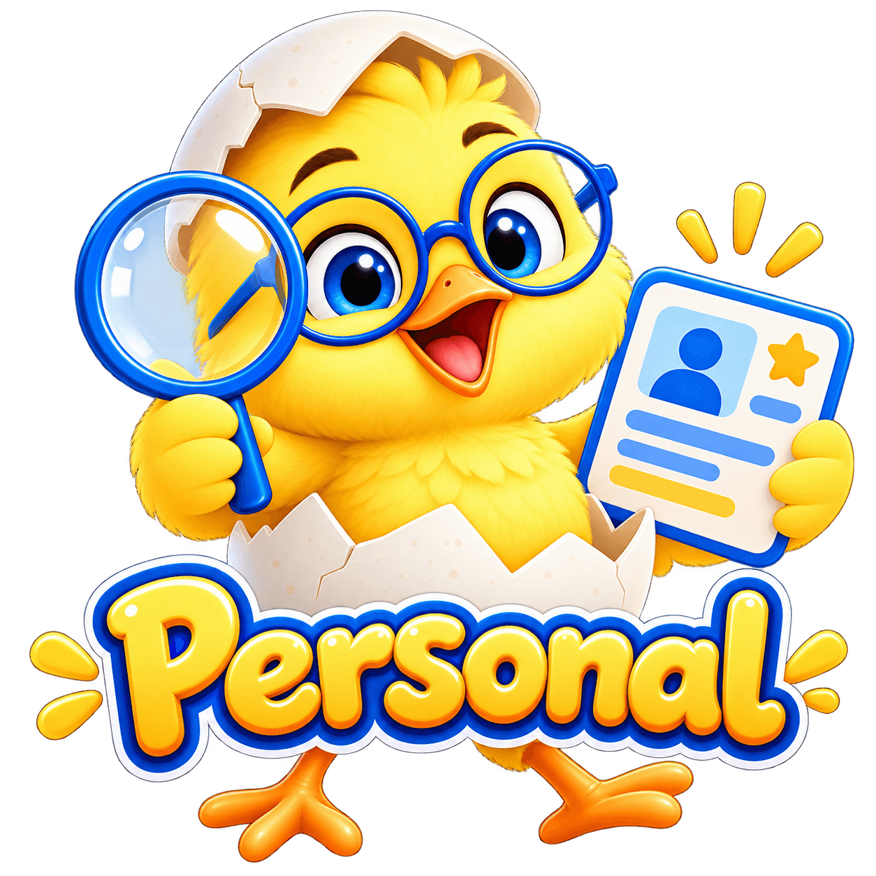 personalised learning ExamHatch chick mascot